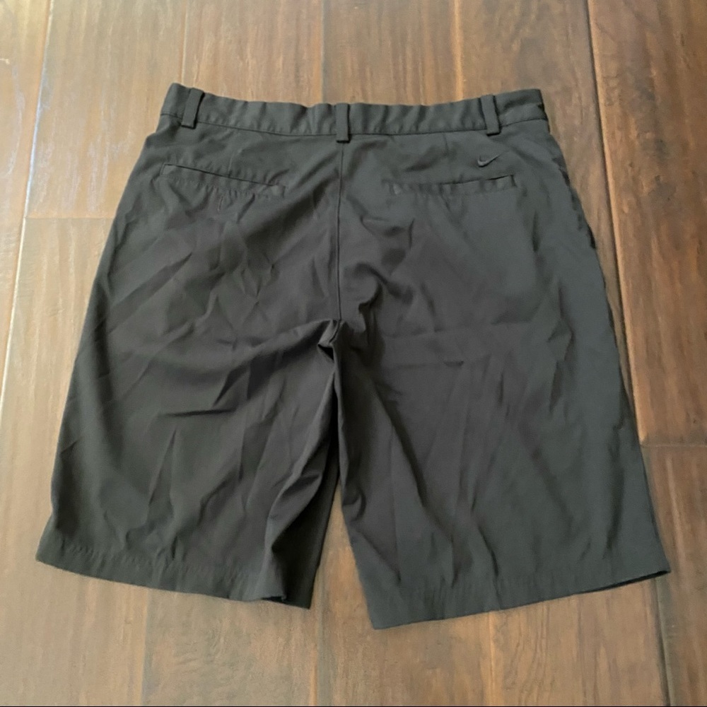 Nike Black Men's Performance Flat-Front Shorts